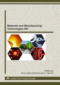 Cover: Materials and Manufacturing Technologies XIV - Trans Tech Publications Ltd