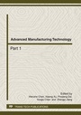 Cover: Advanced Manufacturing Technology, ICMSE 2012 - Trans Tech Publications Ltd