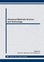 Cover: Advanced Materials Science and Technology - Trans Tech Publications Ltd