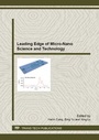 Cover: Leading Edge of Micro-Nano Science and Technology - Trans Tech Publications Ltd