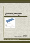Cover: Leading Edge of Micro-Nano Science and Technology - Trans Tech Publications Ltd