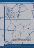 Cover: Diffusion in Solids and Liquids VIII - Trans Tech Publications Ltd