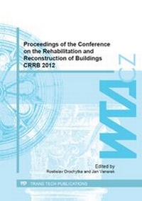 Enlarge image Cover: Proceedings of the Conference on the Rehabilitation and Reconstruction of Buildings CRRB 2012 - Trans Tech Publications Ltd