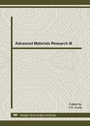Cover: Advanced Materials Research III - Trans Tech Publications Ltd