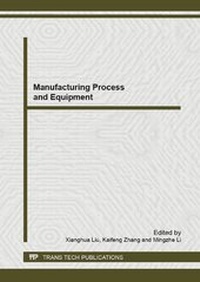 Enlarge image Cover: Manufacturing Process and Equipment - Trans Tech Publications Ltd