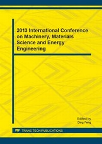 Enlarge image Cover: 2013 International Conference on Machinery, Materials Science and Energy Engineering - Trans Tech Publications Ltd