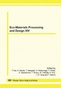Cover: Eco-Materials Processing and Design XIV - Trans Tech Publications Ltd