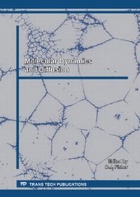 Enlarge image Cover: Molecular Dynamics and Diffusion - Trans Tech Publications Ltd