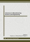Cover: Advances in Manufacturing Science and Engineering - Trans Tech Publications Ltd