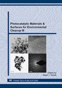 Abbildung von: Photocatalytic Materials & Surfaces for Environmental Cleanup III - Trans Tech Publications Ltd