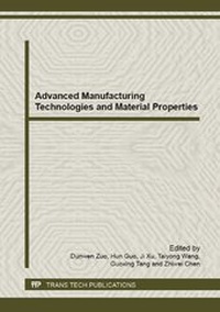 Enlarge image Cover: Advanced Manufacturing Technologies and Material Properties - Trans Tech Publications Ltd