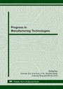 Cover: Progress in Manufacturing Technologies - Trans Tech Publications Ltd