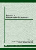 Cover: Progress in Manufacturing Technologies - Trans Tech Publications Ltd