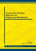 Cover: Architecture, Building Materials and Engineering Management - Trans Tech Publications Ltd