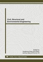 Cover: Civil, Structural and Environmental Engineering - Trans Tech Publications Ltd