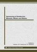 Cover: Harnessing of Nonferrous Minerals, Metals and Wastes - Trans Tech Publications Ltd