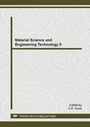 Cover: Material Science and Engineering Technology II - Trans Tech Publications Ltd