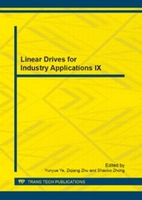 Enlarge image Cover: Linear Drives for Industry Applications IX - Trans Tech Publications Ltd