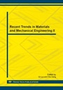 Cover: Recent Trends in Materials and Mechanical Engineering II - Trans Tech Publications Ltd