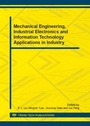 Cover: Mechanical Engineering, Industrial Electronics and Information Technology Applications in Industry - Trans Tech Publications Ltd