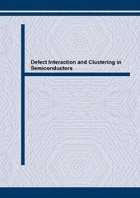 Enlarge image Cover: Defect Interaction and Clustering in Semiconductors - Trans Tech Publications Ltd