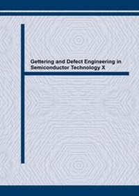 Enlarge image Cover: Gettering and Defect Engineering in Semiconductor Technology X - Trans Tech Publications Ltd