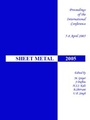 Cover: Sheet Metal 2005 - Trans Tech Publications Ltd