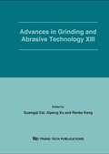 Cover: Advances in Grinding and Abrasive Technology XIII - Trans Tech Publications Ltd