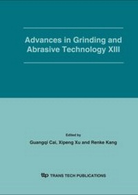 Enlarge image Cover: Advances in Grinding and Abrasive Technology XIII - Trans Tech Publications Ltd