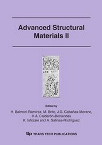 Enlarge image Cover: Advanced Structural Materials II - Trans Tech Publications Ltd