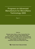 Cover: Progress on Advanced Manufacture for Micro/Nano Technology 2005 - Trans Tech Publications Ltd