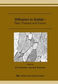 Enlarge image Cover: Diffusion in Solids - Past, Present and Future - Trans Tech Publications Ltd