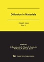 Cover: Diffusion in Materials - DIMAT2004 - Trans Tech Publications Ltd