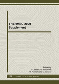Enlarge image Cover: THERMEC 2009 Supplement - Trans Tech Publications Ltd