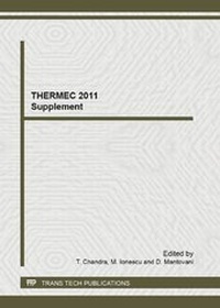 Enlarge image Cover: THERMEC 2011 Supplement - Trans Tech Publications Ltd