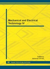 Enlarge image Cover: Mechanical and Electrical Technology IV - Trans Tech Publications Ltd