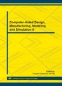 Cover: Computer-Aided Design, Manufacturing, Modeling and Simulation II - Trans Tech Publications Ltd