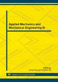 Enlarge image Cover: Applied Mechanics and Mechanical Engineering III - Trans Tech Publications Ltd