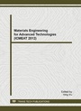 Cover: Materials Engineering for Advanced Technologies (ICMEAT 2012) - Trans Tech Publications Ltd