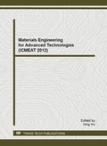 Cover: Materials Engineering for Advanced Technologies (ICMEAT 2012) - Trans Tech Publications Ltd