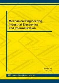 Enlarge image Cover: Mechanical Engineering, Industrial Electronics and Informatization - Trans Tech Publications Ltd