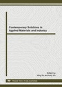 Cover: Contemporary Solutions in Applied Materials and Industry - Trans Tech Publications Ltd