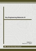 Cover: Key Engineering Materials III - Trans Tech Publications Ltd