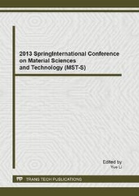 Enlarge image Cover: 2013 Spring International Conference on Material Sciences and Technology (MST-S) - Trans Tech Publications Ltd