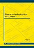 Cover: Manufacturing Engineering and Process II - Trans Tech Publications Ltd