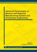 Cover: Advanced Technologies on Measure and Diagnosis, Manufacturing Systems and Environment Engineering - Trans Tech Publications Ltd
