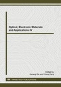 Cover: Optical, Electronic Materials and Applications IV - Trans Tech Publications Ltd