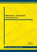 Cover: Mechanics, Simulation and Control III - Trans Tech Publications Ltd