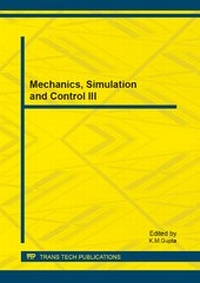 Enlarge image Cover: Mechanics, Simulation and Control III - Trans Tech Publications Ltd