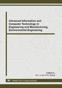 Cover: Advanced Information and Computer Technology in Engineering and Manufacturing, Environmental Engineering - Trans Tech Publications Ltd